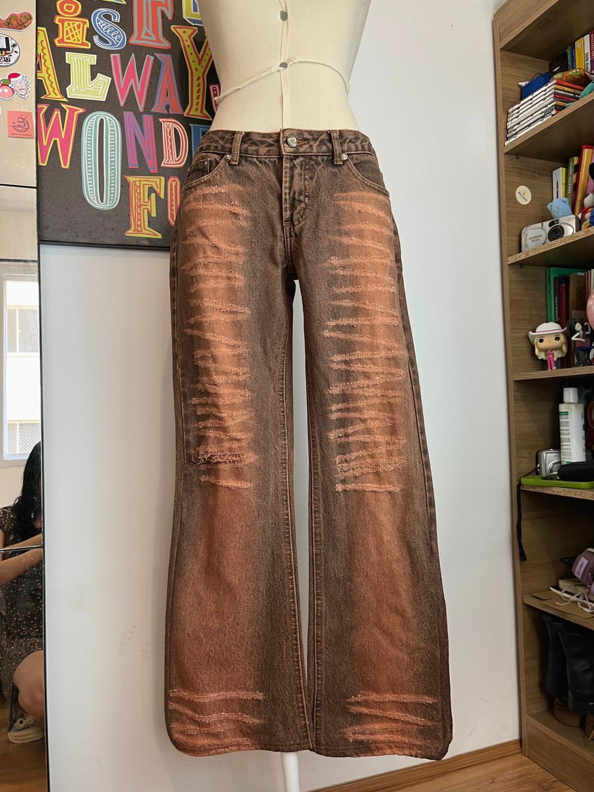 Calça Vintage Garimpo Drop Aesthetic