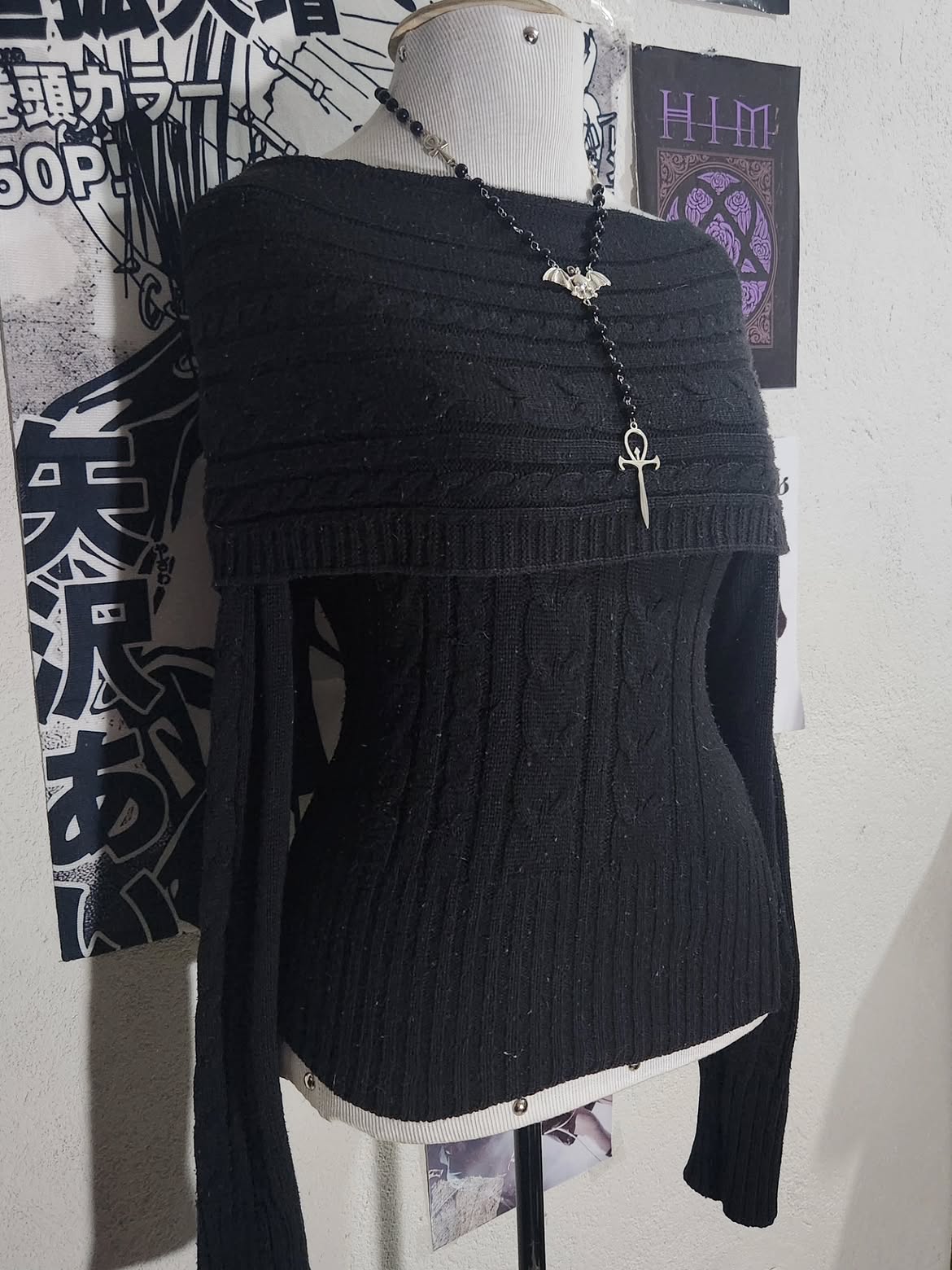 Blusinha Manga Longa Preta