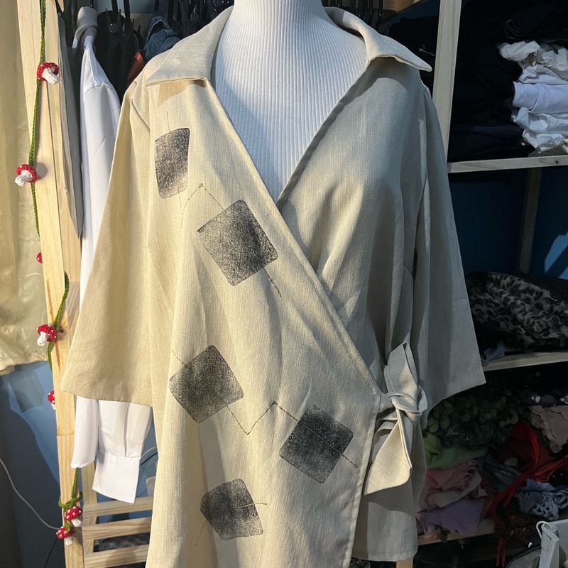 Kimono Social Bege