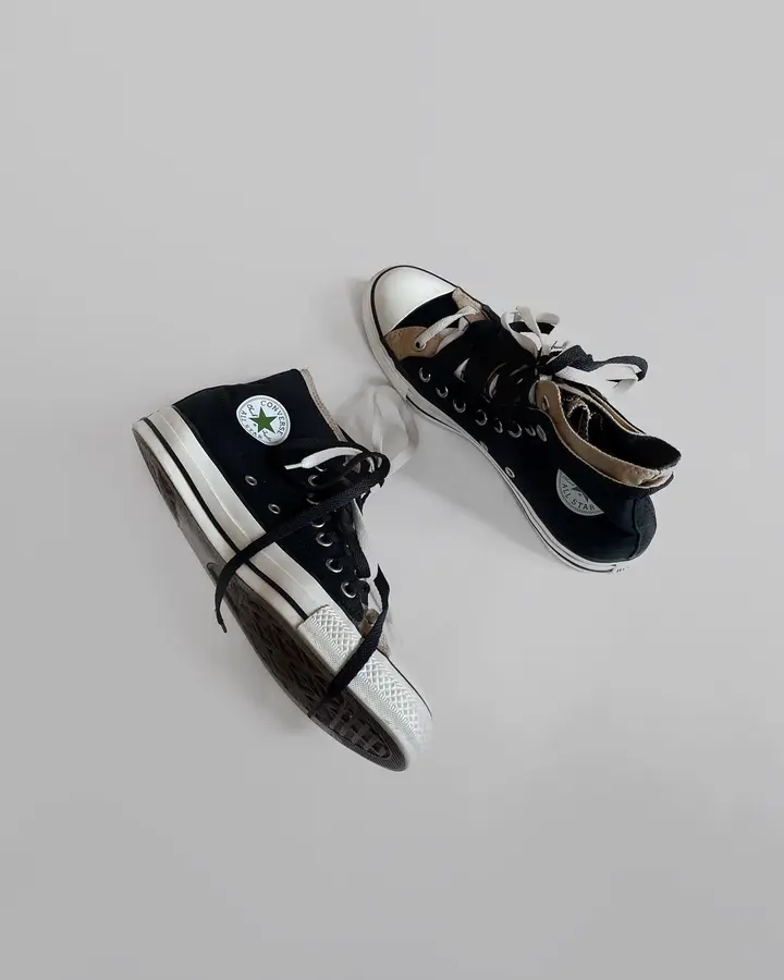 Tenis Converse Double Upper Preto