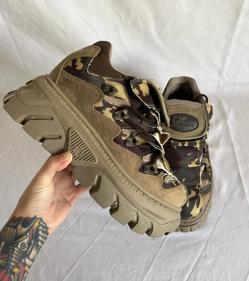 Tenis Plataforma Gordon Jack Camuflado